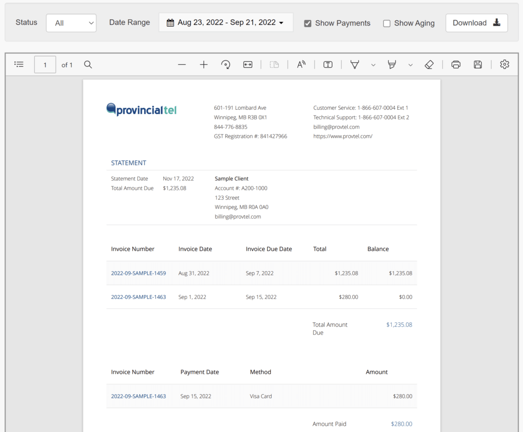How To: View My Provincial Tel Statement - Provincial Tel